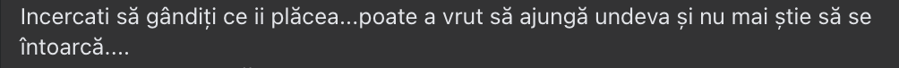 Un comentariu pe o rețea de socializare de la o persoană care răspândește stereotipul nociv conform căruia „Persoanele autiste sunt mereu neajutorate, pierdute...”